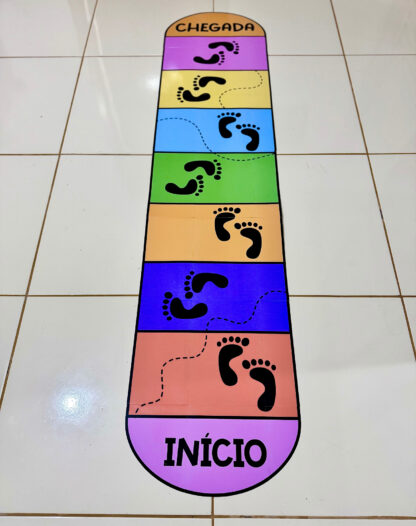 Tapete jogo das pegadas - Imagem 3