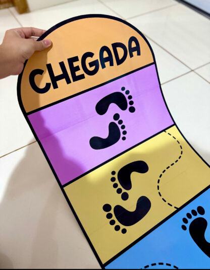 Tapete jogo das pegadas - Imagem 4