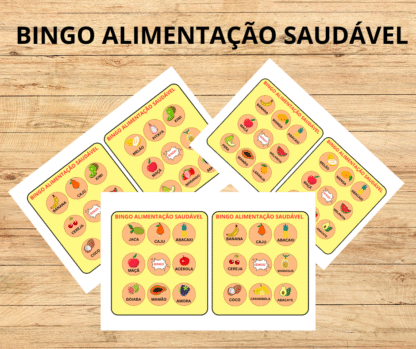 BINGO ALIMENTAÇÃO SAUDÁVEL