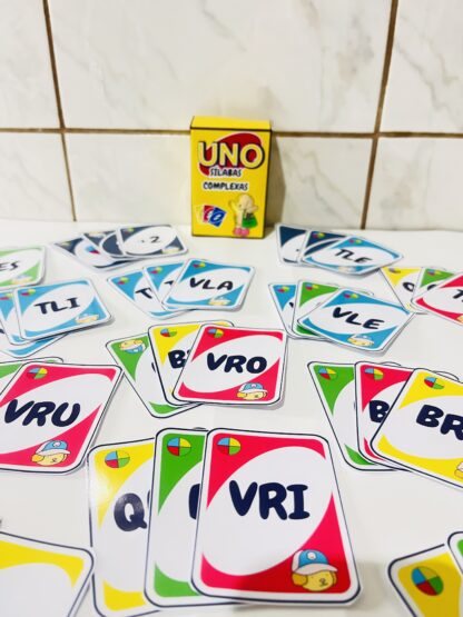 UNO DAS SÍLABAS COMPLEXAS!+ de 130 cartas para transformar a leitura em diversão! - Imagem 2