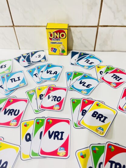 UNO DAS SÍLABAS COMPLEXAS!+ de 130 cartas para transformar a leitura em diversão! - Imagem 6