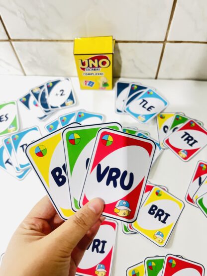 UNO DAS SÍLABAS COMPLEXAS!+ de 130 cartas para transformar a leitura em diversão!