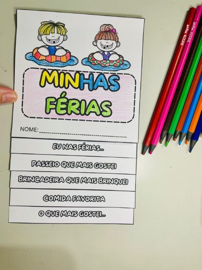 Flipbook Minhas Férias – Guardando memórias com carinho!