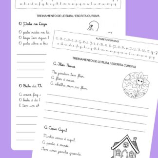 Atividades Letra Cursiva