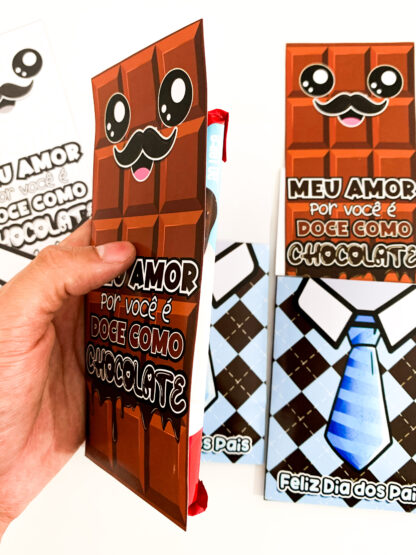 Cartão Dia dos Pais Chocolate - Imagem 3