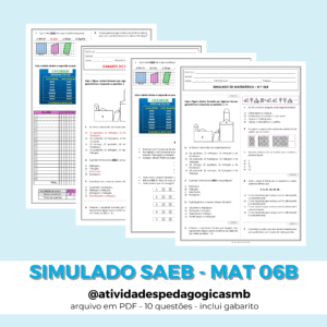 Simulado de Matemática 06B – SAEB (PDF)