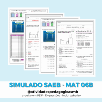 Simulado de Matemática 06B - SAEB (PDF)