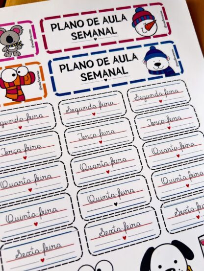 ADESIVOS PARA PLANO DE AULA JULHO/25 - Imagem 4
