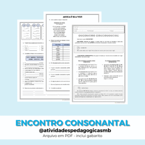 Atividade – encontro consonantal (PDF)