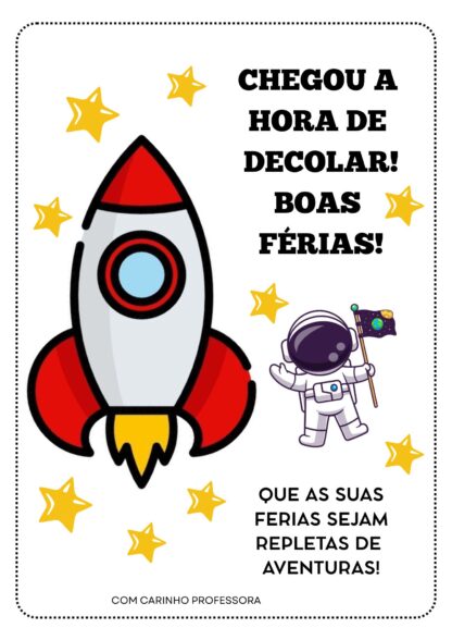 Cartão boas férias