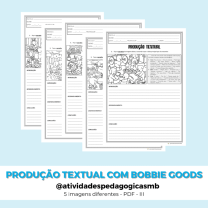 Produção textual com BOBBIE GOODS - III (PDF)