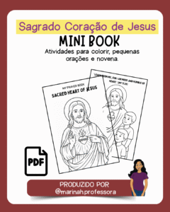 Livro para colorir | Sagrado Coração de Jesus