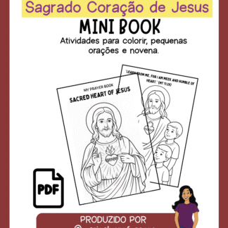 Livro para colorir | Sagrado Coração de Jesus