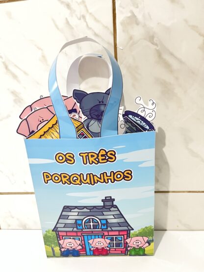 SACOLINHA OS TRÊS PORQUINHOS - Imagem 3