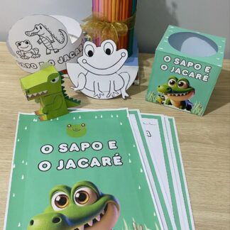 O Sapo e o Jacaré – História Infantil com Atividades Pedagógicas