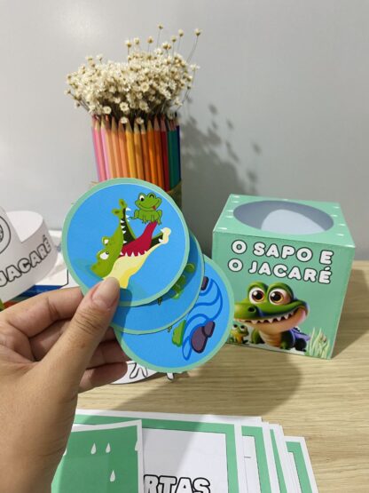 O Sapo e o Jacaré – História Infantil com Atividades Pedagógicas - Imagem 3