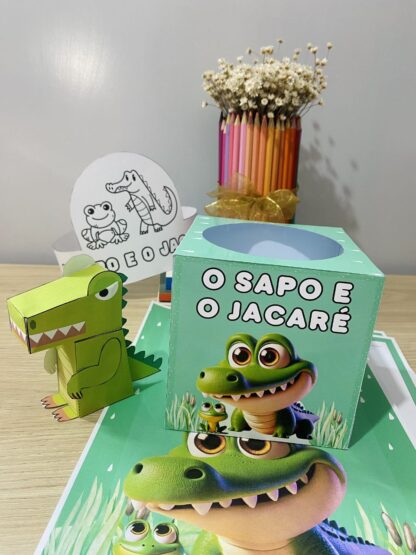 O Sapo e o Jacaré – História Infantil com Atividades Pedagógicas - Imagem 6