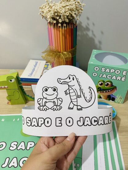 O Sapo e o Jacaré – História Infantil com Atividades Pedagógicas - Imagem 9