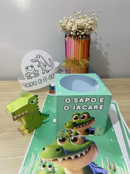 O Sapo e o Jacaré – História Infantil com Atividades Pedagógicas - Imagem 10