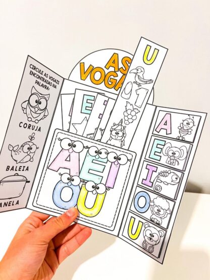 Lapbook das Vogais – Aprendizado Lúdico e Significativo - Imagem 3