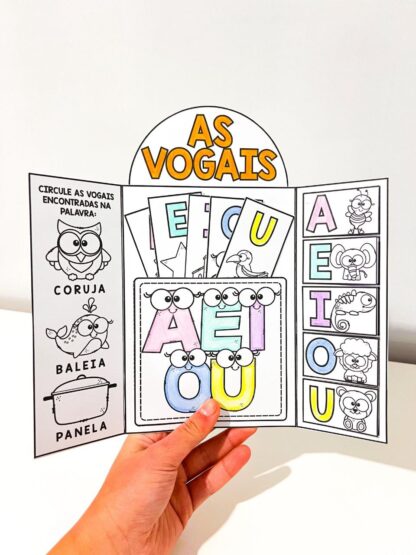 Lapbook das Vogais – Aprendizado Lúdico e Significativo - Imagem 4