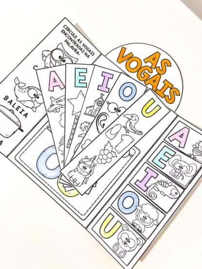 Lapbook das Vogais – Aprendizado Lúdico e Significativo - Imagem 6