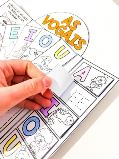 Lapbook das Vogais – Aprendizado Lúdico e Significativo - Imagem 7