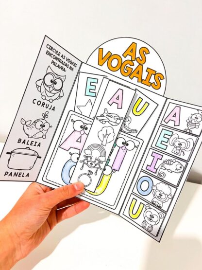 Lapbook das Vogais – Aprendizado Lúdico e Significativo - Imagem 9