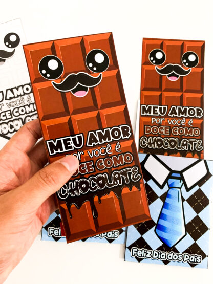 Cartão Dia dos Pais Chocolate - Imagem 4