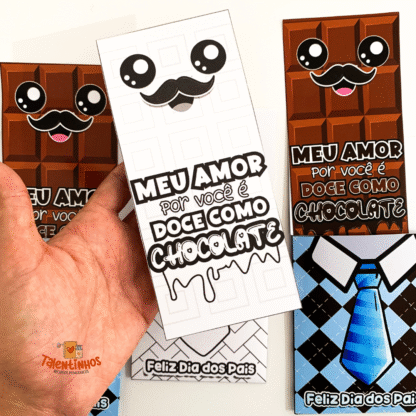 Cartão Dia dos Pais Chocolate - Imagem 6