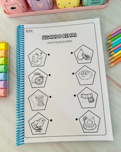 APOSTILA DE ATIVIDADES PARA TRABALHAR RIMAS - Imagem 2