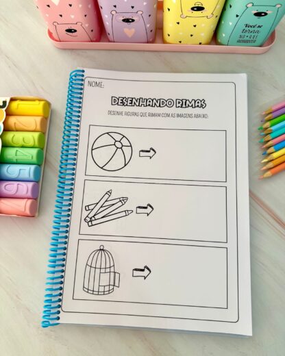 APOSTILA DE ATIVIDADES PARA TRABALHAR RIMAS - Imagem 4