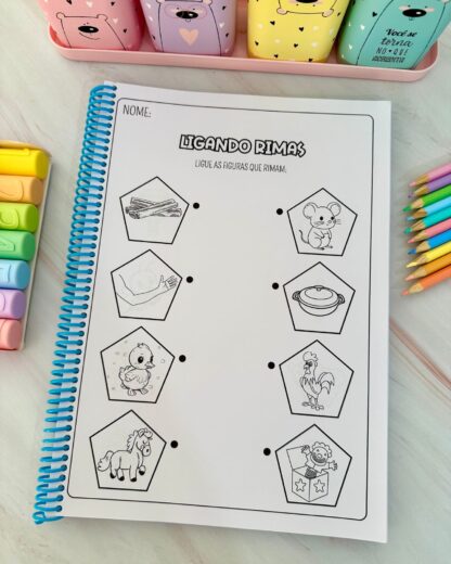 APOSTILA DE ATIVIDADES PARA TRABALHAR RIMAS - Imagem 5