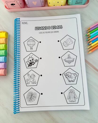 APOSTILA DE ATIVIDADES PARA TRABALHAR RIMAS - Imagem 6