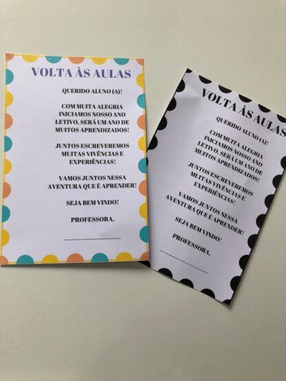 Kit com 6 Modelos de Cartões Pedagógicos – Fortaleça a Conexão na Escola! - Imagem 4