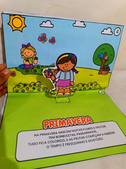 Livro 3d As 4 estações do ano - Imagem 4