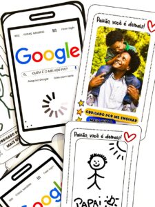 Cartão Dia dos Pais – Tema Google