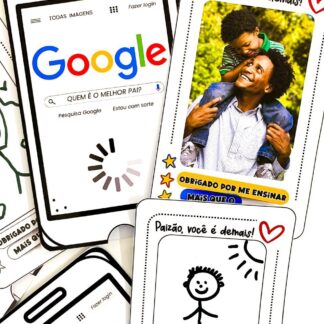 Cartão Dia dos Pais – Tema Google
