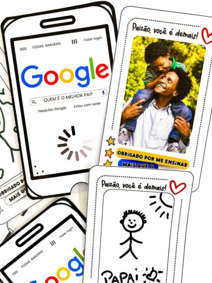 Cartão Dia dos Pais – Tema Google