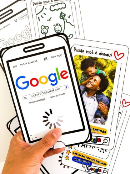 Cartão Dia dos Pais – Tema Google - Imagem 3