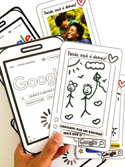 Cartão Dia dos Pais – Tema Google - Imagem 6