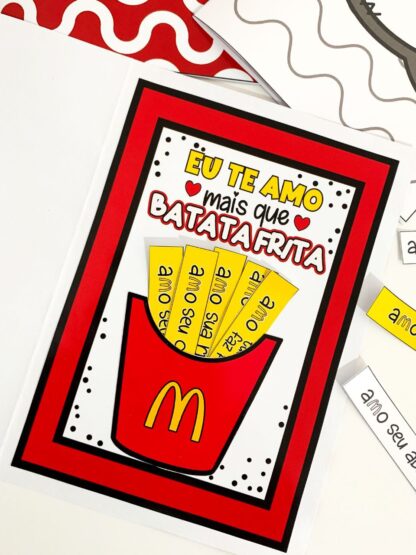 Cartão Dia dos Pais – Tema Batata Frita - Imagem 5