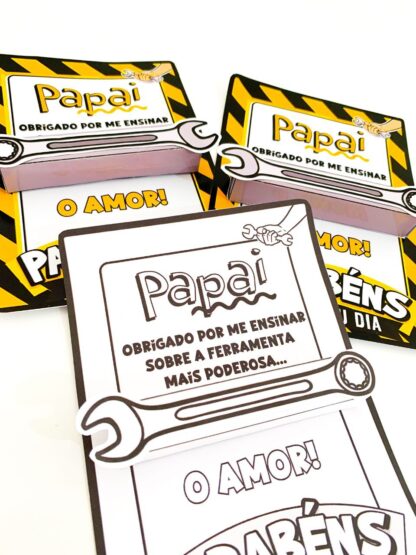 Cartão Dia dos Pais – Tema Ferramentas - Imagem 5
