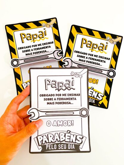 Cartão Dia dos Pais – Tema Ferramentas - Imagem 8