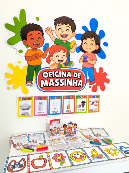 KIT OFICINA DE MASSINHA – DIVERSÃO GARANTIDA NA SUA COLÔNIA DE FÉRIAS!