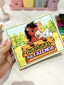 Livro interativo Aventuras na Fazenda