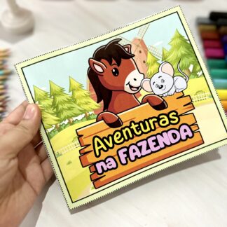 Livro interativo Aventuras na Fazenda