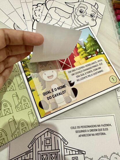 Livro interativo Aventuras na Fazenda - Imagem 7