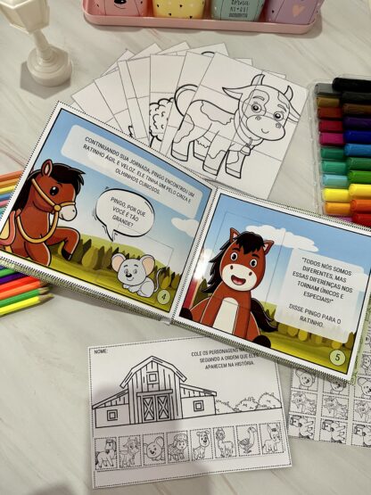 Livro interativo Aventuras na Fazenda - Imagem 9