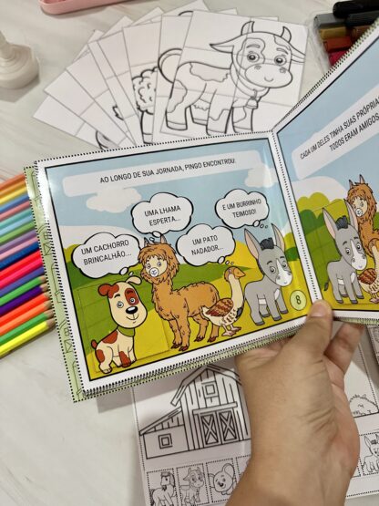 Livro interativo Aventuras na Fazenda - Imagem 11